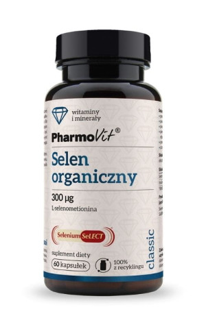 Pharmovit Classic Selen organiczny 300µg (60 kaps)