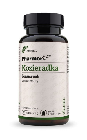 Pharmovit Classic Kozieradka ekstrakt 400 mg 90 kapsułek