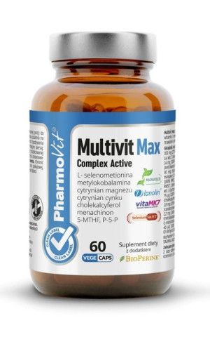 Pharmovit Clean Label Multivit Max Complex Active 60 kaps.