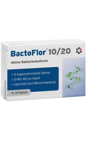 BactoFlor 10/20 30 kaps. INTERCELL Pharma - probiotyki