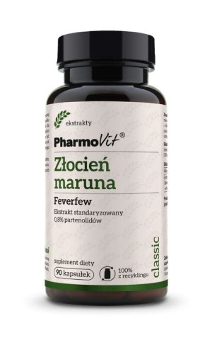 Pharmovit Classic Złocień maruna, ekstrakt 4:1 - 19,5 mg, 90 kapsułek