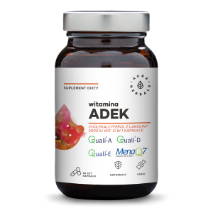 Witamina ADEK, 90 kapsułek, Aura Herbals