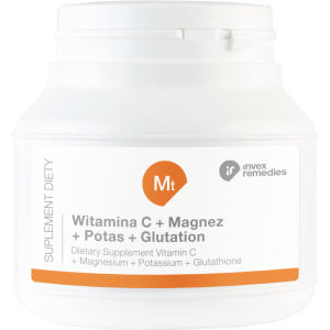 MT Witamina C + Magnez + Potas + Glutation 150G, Invex Remedies