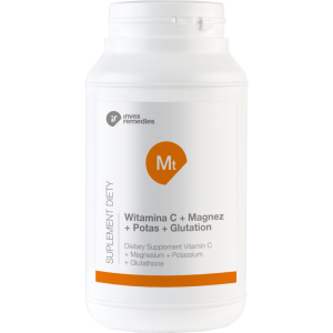 MT Witamina C + Magnez + Potas + Glutation 450G - Invex Remedies