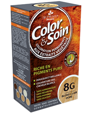 Color & Soin farba do włosów (złocisty jasny blond) 8G 135ml