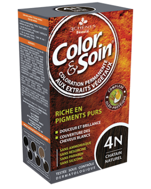 Color & Soin farba do włosów (szatyn naturalny) 4N 135ml