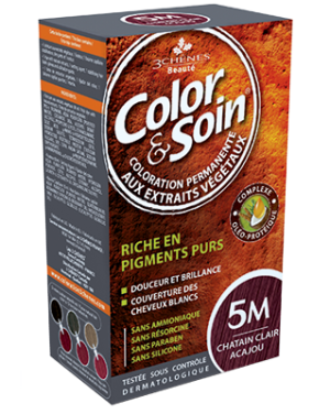Color & Soin farba do włosów (mahoniowy jasny kasztan) 5M 135ml