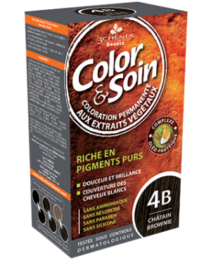 Color & Soin farba do włosów (kasztanowy brąz) 4B 135ml