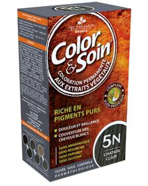 Color & Soin farba do włosów (jasny szatyn) 5N 135ml