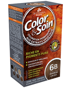 Color & Soin farba do włosów (brąz kakao) 6B 135ml