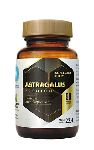 Astragalus Premium - ekstrakt 50:1 (90 kapsułek ) Hepatica