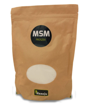 MSM Metylosulfonylometan siarka organiczna 0,5kg Hanoju