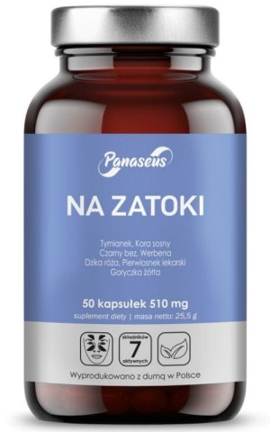 Panaseus Na zatoki 50 kapsułek