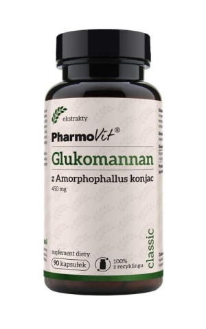 Pharmovit Classic Glukomannan ekstrakt 450mg 90 kaps.