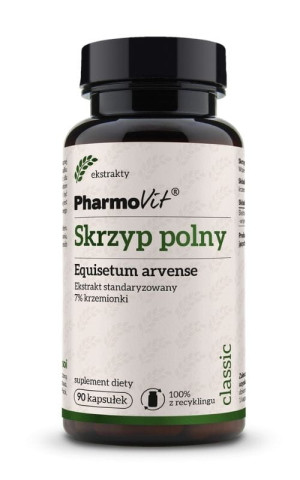 Pharmovit Classic Skrzyp polny ekstrakt standaryzowany 7% krzemionki 90 kapsułek
