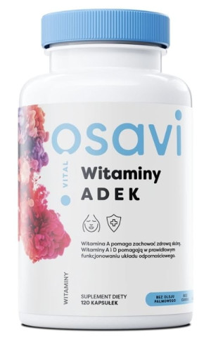 Osavi Witaminy ADEK 120 kapsułek miękkich