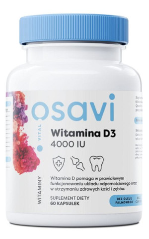 Osavi Witamina D3 4000 IU 60 kapsułek Quali-D