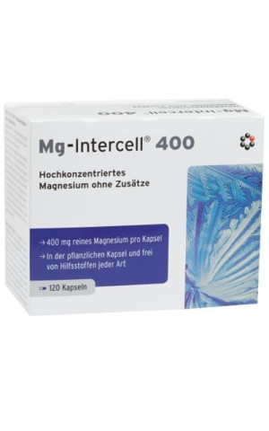Magnez Mg-Intercell 400 mg (120 kapsułek) Intercell