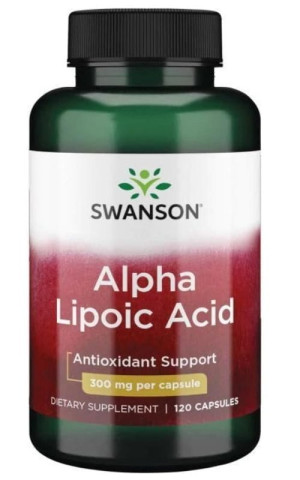 Alpha Lipoic Acid Kwas alfa liponowy 300 mg (120 kapsułek) Swanson
