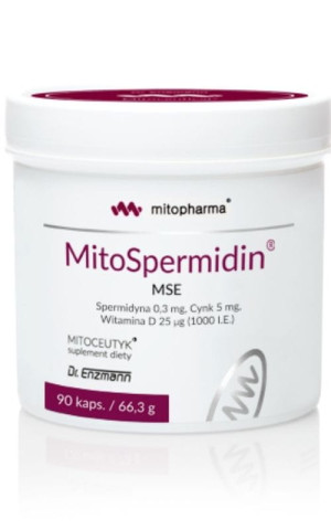 Mito-Pharma MitoSpermidin MSE 90 kapsułek dr Enzmann