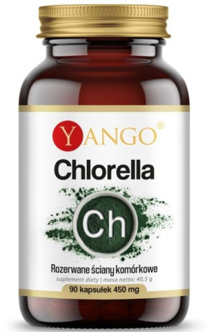 Yango Chlorella z rozerwanymi ścianami komórkowymi 90 kapsułek