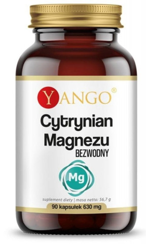 Yango Cytrynian Magnezu Bezwodny 90 kapsułek