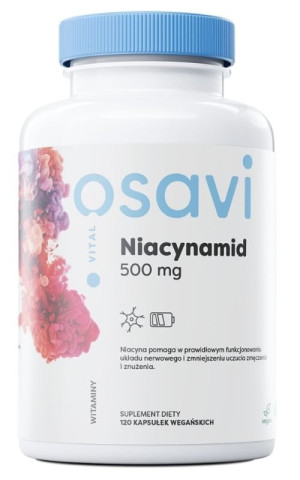Osavi Niacynamid 500mg (120 kapsułek)