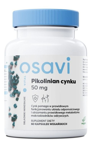 Osavi Pikolinian cynku 50 mg - 60 kapsułek