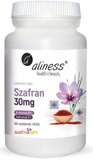 Aliness Szafran Safrasol 2%/10% 30 mg 90 tabl