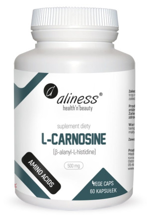 Aliness L-carnosine karnozyna 500 mg 60 kaps