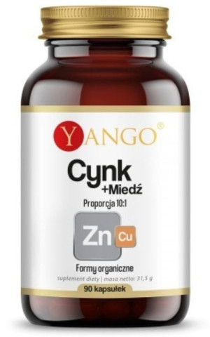 Yango Cynk + miedź 90 kapsułek