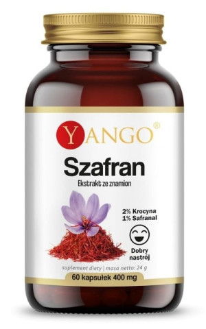 Yango Szafran - ekstrakt ze znamion 60 kapsułek