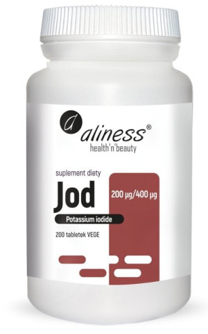 Aliness Jod (jodek potasu) 200 µg / 400 µg 200 tabl