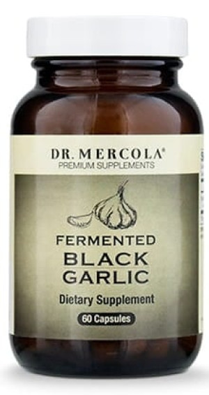 Czosnek Czarny Sfermentowany Dr. Mercola 60 kapsułek