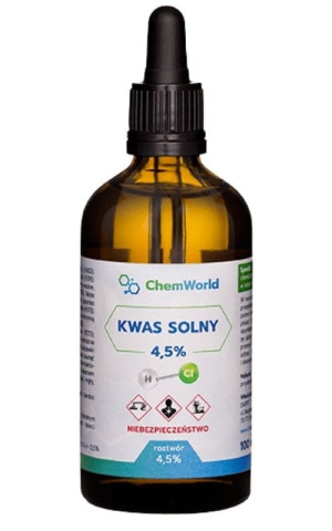 Kwas Solny 4,5% Aktywator 100 ml ChemWorld
