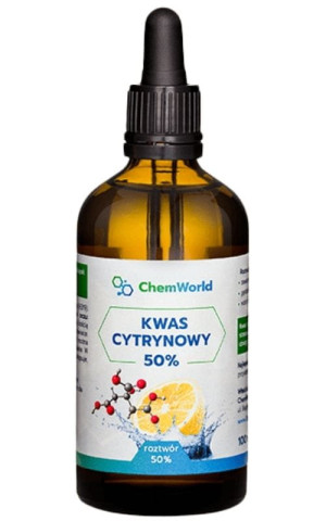 Kwas Cytrynowy 50% Aktywator 100 ml ChemWorld