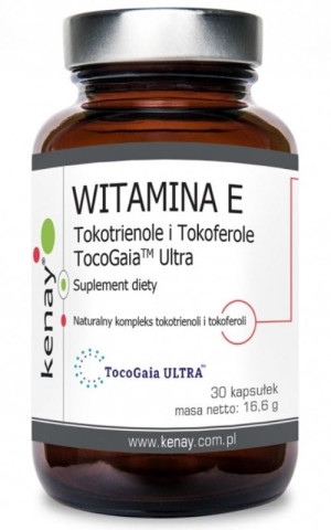 Kenay Witamina E Tokotrienole i Tokoferole TocoGaia 30 kapsułek