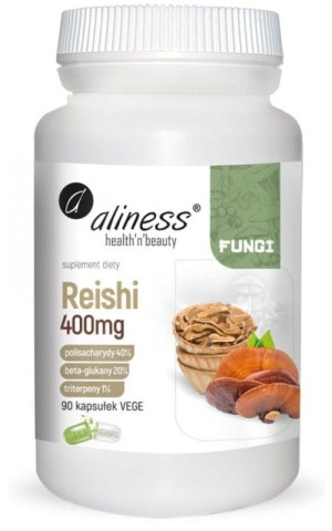 Aliness Reishi ekstrakt 400 mg 90 kapsułek