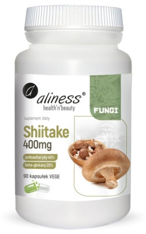 Aliness Shiitake 400 mg 90 kaps