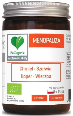 BeOrganic Menopauza BIO 450 mg (100 tabletek)