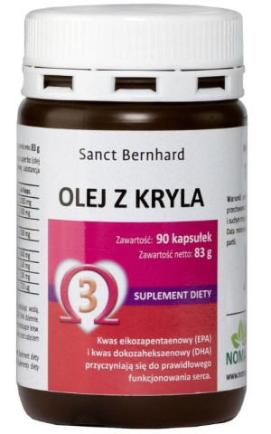 Olej z kryla 90 kapsułek Sanct Bernhard