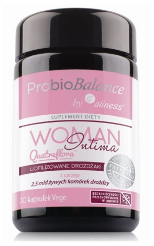 Aliness ProbioBalance Woman Intima Quatreflora 2,5 mld 30 kaps