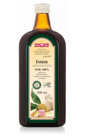 Sok z Imbiru (100%) 500ml, Polska Róża