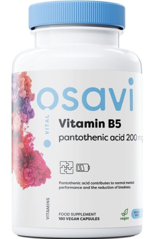 Osavi Witamina B5 Kwas Pantotenowy 180 kapsułek