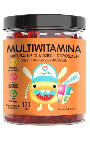 MyVita Żelki naturalne MULTIWITAMINA 120 szt