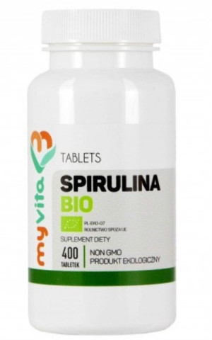 MyVita Spirulina BIO 400 tabletek