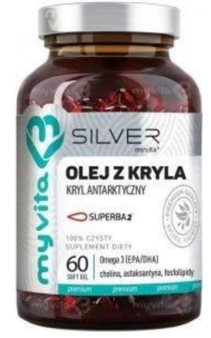 MyVita SILVER Olej z kryla 60 kapsułek