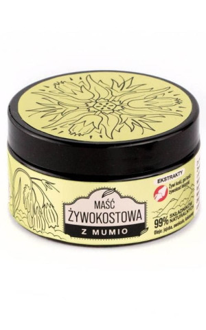 Maść żywokostowa z mumio (Wosk Pszczeli Lanolina )70 ml, Nami