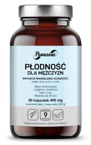 Panaseus Płodność dla mężczyzn 50 kapsułek