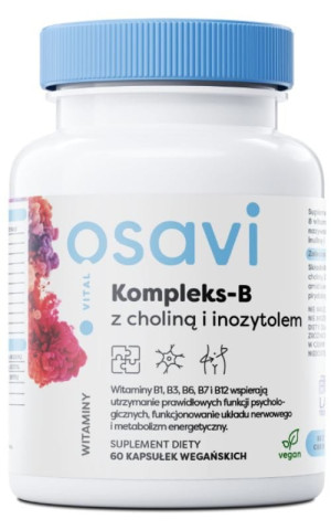 Osavi Kompleks-B z Choliną i Inozytolem 60 kapsułek